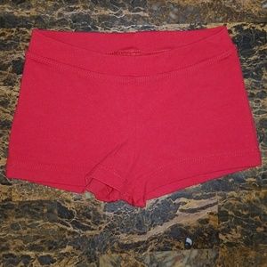Capezio Dance Shorts Red Size Child Large
